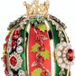 Faberge Jewel Egg Orn, Red/Green