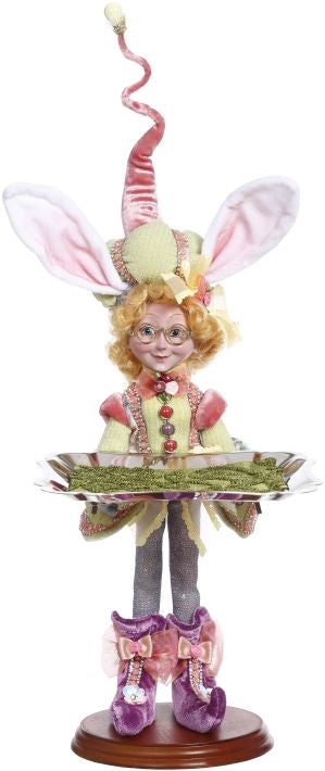 Elfin Girl with Platter 13.5''