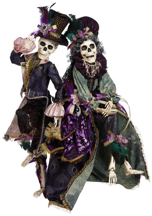 Peacock Palace Skeleton, Set of 2, LG - 29-32"