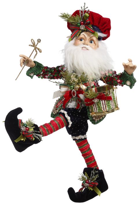 North Pole Little Drummer Boy Elf, MED - 17.5"