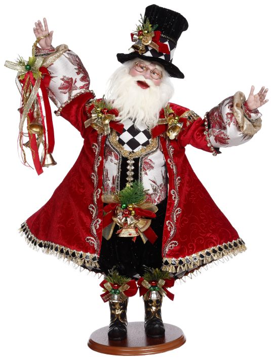 Christmas Bells Santa - 27"