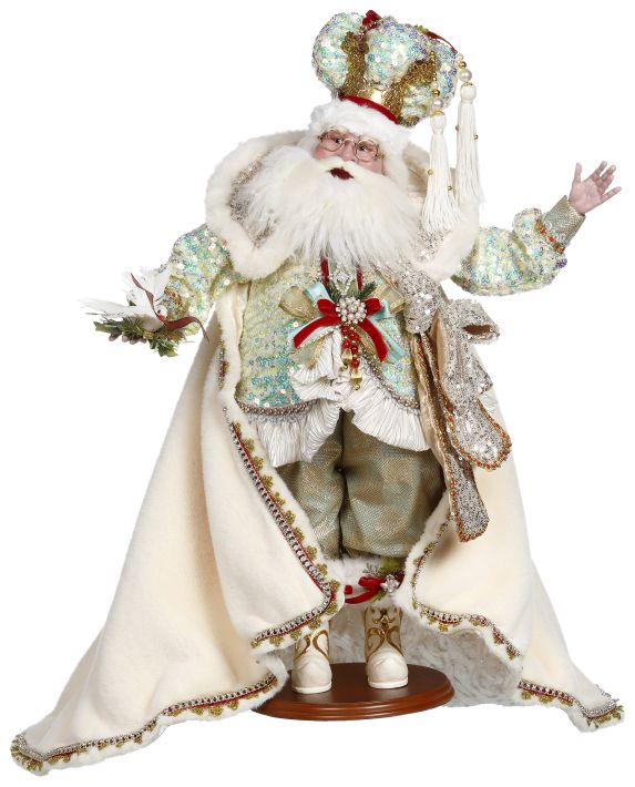 White Christmas Santa - 26"