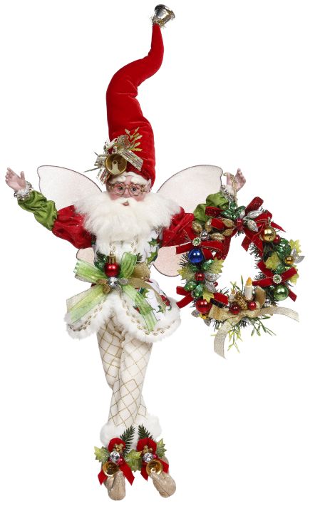 Christmas Wreath Fairy, MED - 15"