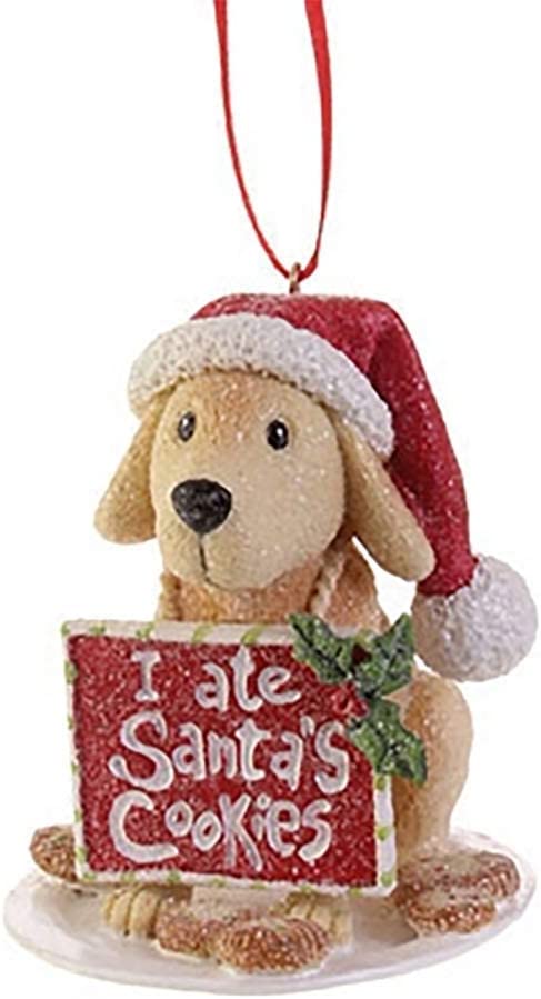 Dog Ornament — I Ate The Tree—3.7" Christmas Ornament
