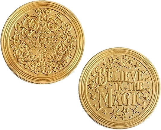 Christmas Token with Inspirational Thank You Letter from Santa for Kids, North Pole Special Delivery Gratitude Gift, 2.5 Inches