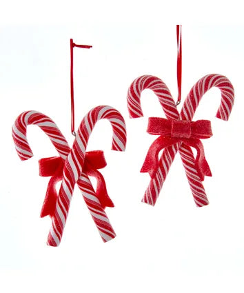 Crisscross Candy Cane Ornaments
