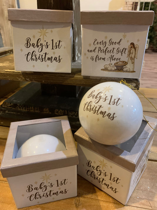 Baby's 1st Christmas Ornament