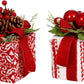 Gift Box W/Bow, Sm 4X6''  (Set of 6)