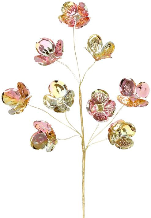 Iridescent Floral Pick - 12 Inches, set of 18