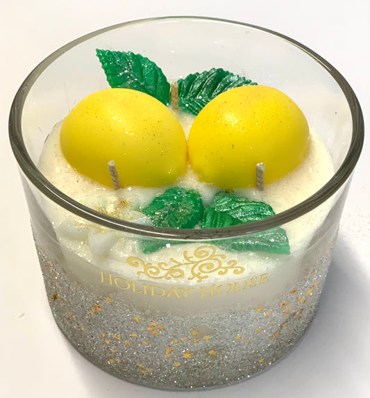 3D Lemon Candle