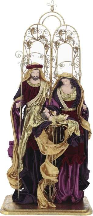 Holy Family w/ Creche 39.5''