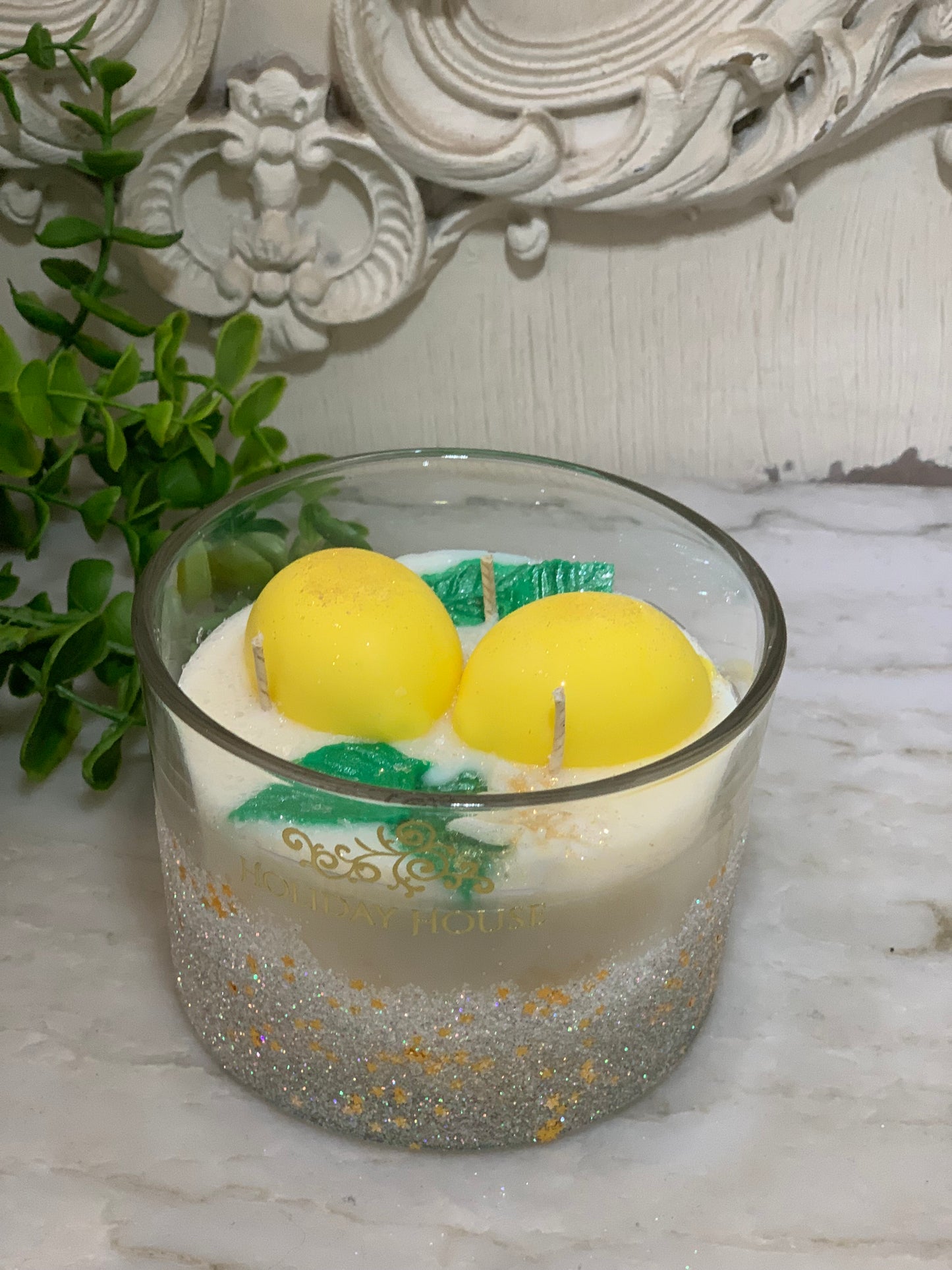 3D Lemon Candle