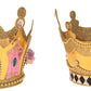 Mardi Gras Crown Planter 7 X 5'' Set of 2