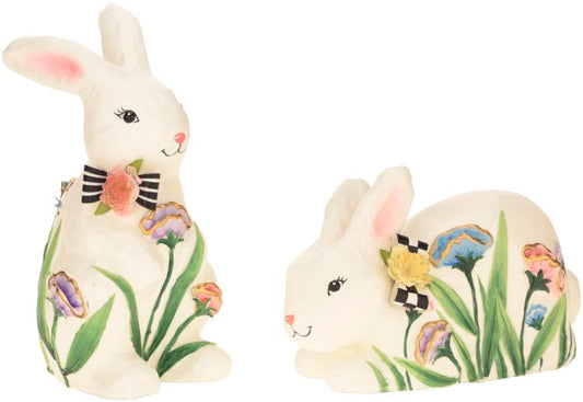 Flowered Rabbit Set 5.5-10.5''