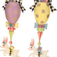 Hanging Rabbit Finial Set  22''