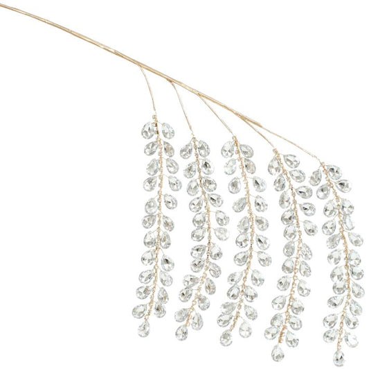 Golden Crystal Berry Spray - 24 Inches, set of 12