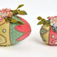 Blooms and Blessings Fabric Eggs Set of 2