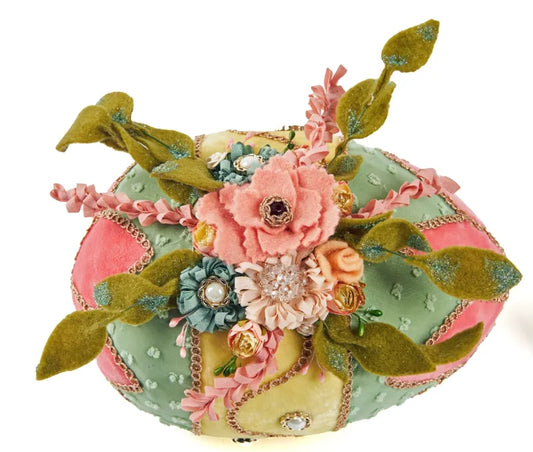 Blooms and Blessings Fabric Eggs Set of 2