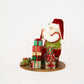 Santa Wrapping Presents Scene