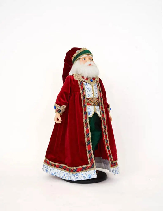 Chinoiserie Santa Doll 24-Inch