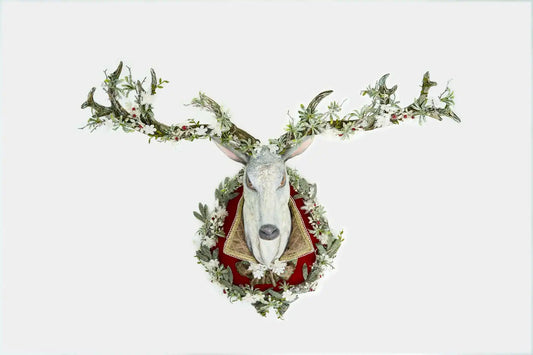 Mistletoe Magic Deer Wall Plaque