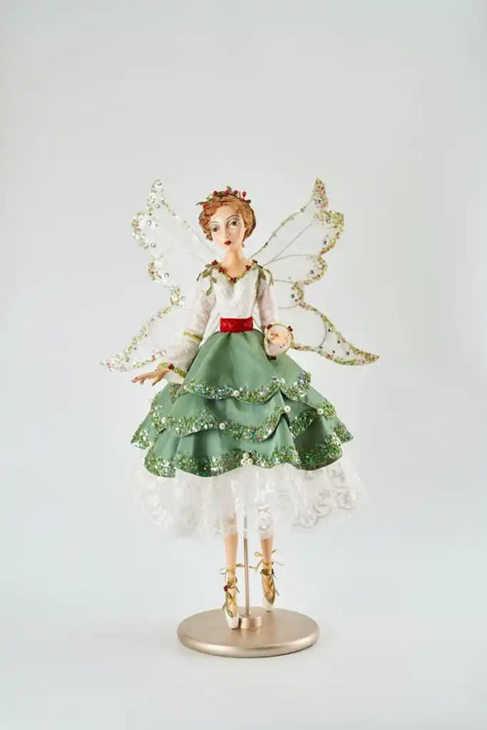 Mary Noelle Standing Mistletoe Magic Fairy Doll