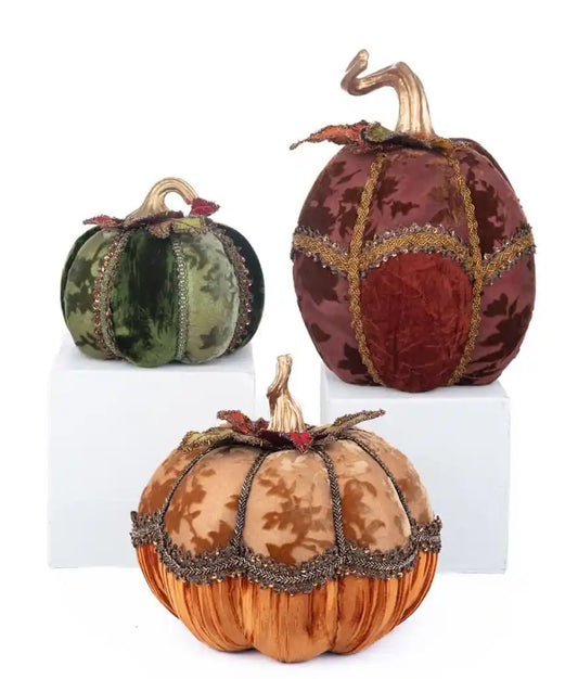 Harvest Forage Pumpkins Set of 3