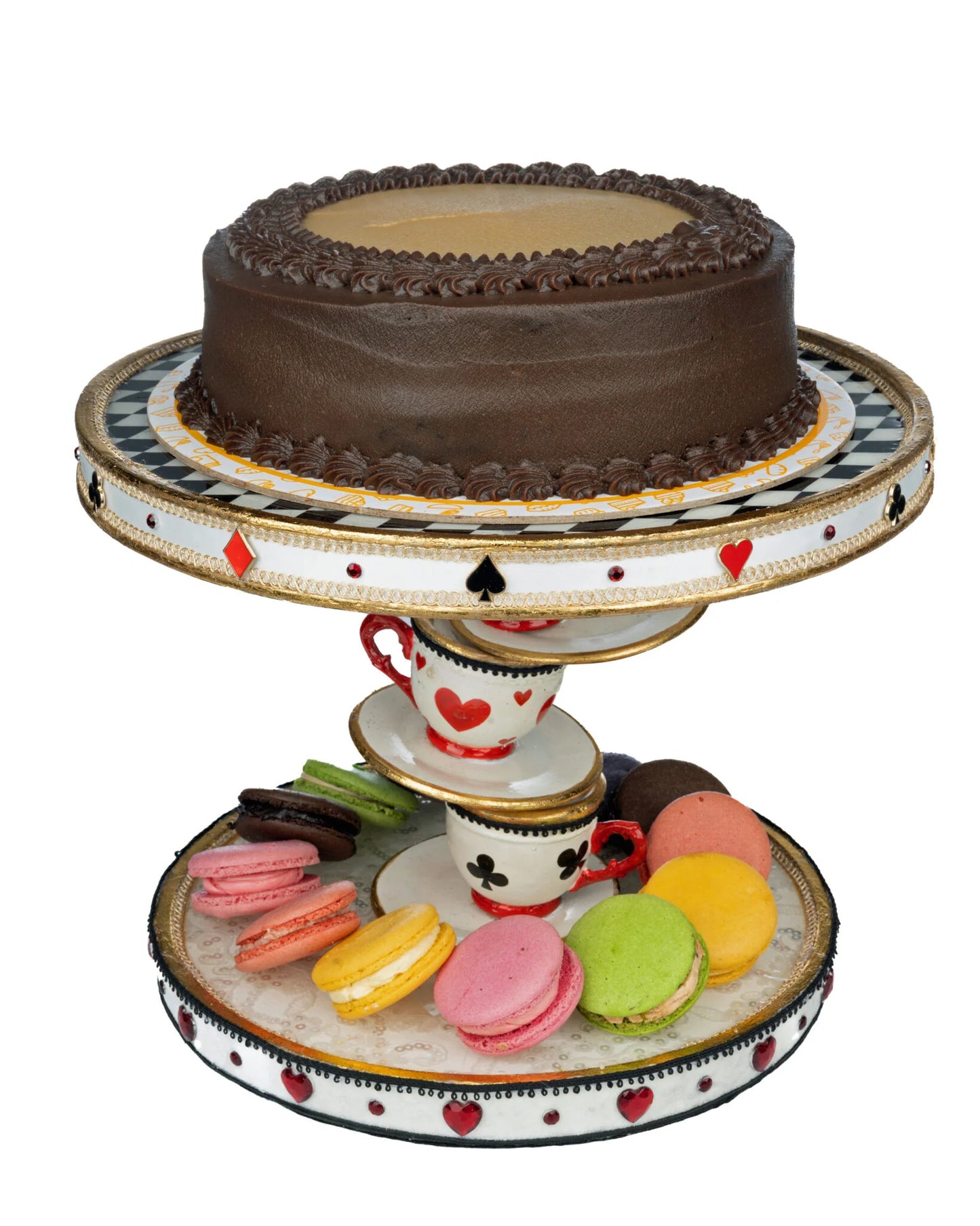 Topsy Turvy Teacup Cake Plate (Alice)