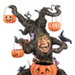 Witching Willow Tree with Jack O Lanterns