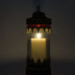 Christmas Castle Hurricane Candle Holder Tabletop