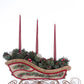 North Country Christmas Sleigh Candle Holder