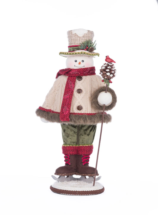 Frosty Snowfield Snowman Tabletop