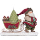 North Country Santa Pulling Sleigh Candle Holder