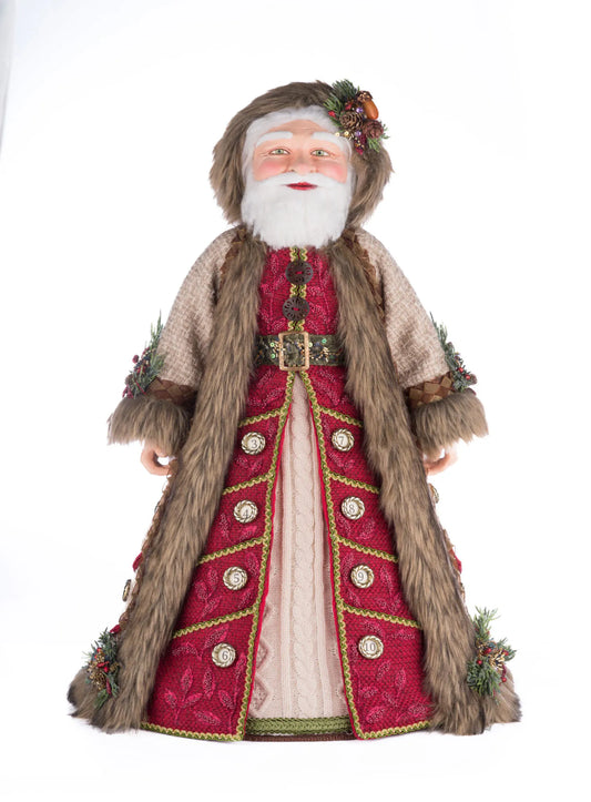 North Country Advent Santa Doll