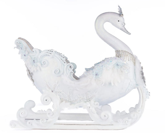 Dazzling Swan Sleigh