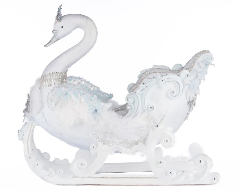 Dazzling Swan Sleigh