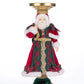 Holiday Magic Santa Candlestick