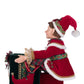 Elf Holding Gift Candy Bowl