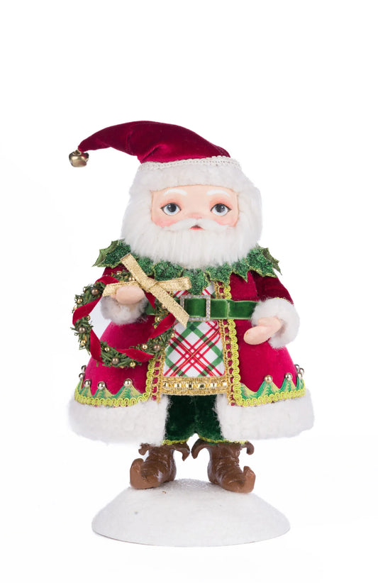 Silly Santa With Wreath