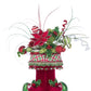 Holly Woods Elf Boots Tabletop Container