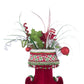Holly Woods Elf Boots Tabletop Container