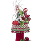 Holly Woods Elf Boots Tabletop Container