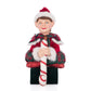 Sitting Elf With Giftbox Stocking Holder