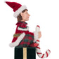 Sitting Elf With Giftbox Stocking Holder