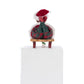 Laying Elf with Giftbox Stocking Holder
