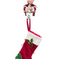 Laying Elf with Giftbox Stocking Holder