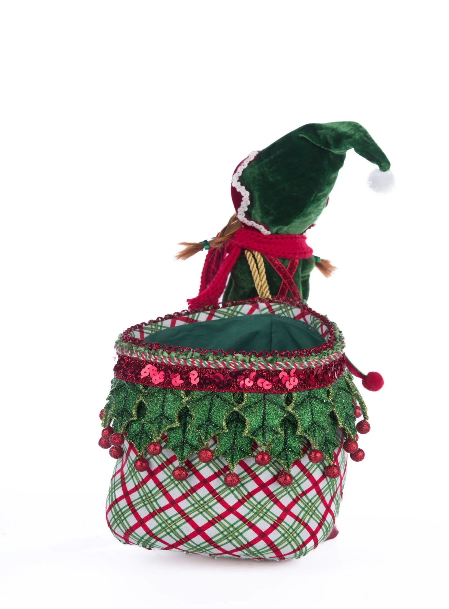 Winter Snowdrop Elf With Bag