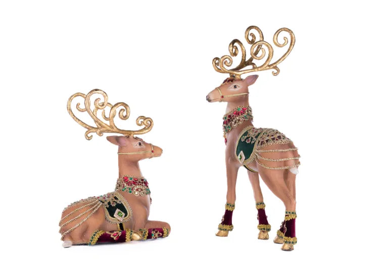 Christmas Castle Deer Assortment of 2