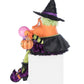 Bubbles the Witch Candy Corn Ledge Sitter
