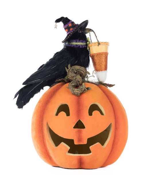 Crow with Pumpkin Tabletop